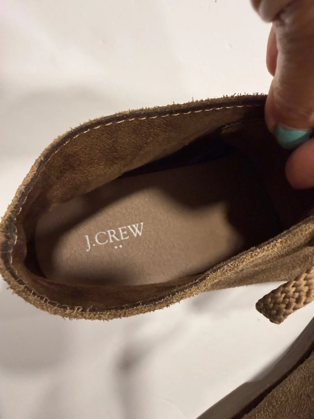 J. Crew Factory Brown Suede Chukka Boots size 4 M
